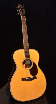 santa cruz custom om model short scale acoustic guitar- hot hide glue construction