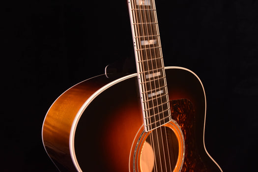 guild f-512e atb sunburst maple 12 string jumbo acoustic guitar