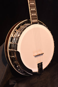 gold tone ob-2at arch top tone ring  mastertone "bowtie" five string banjo