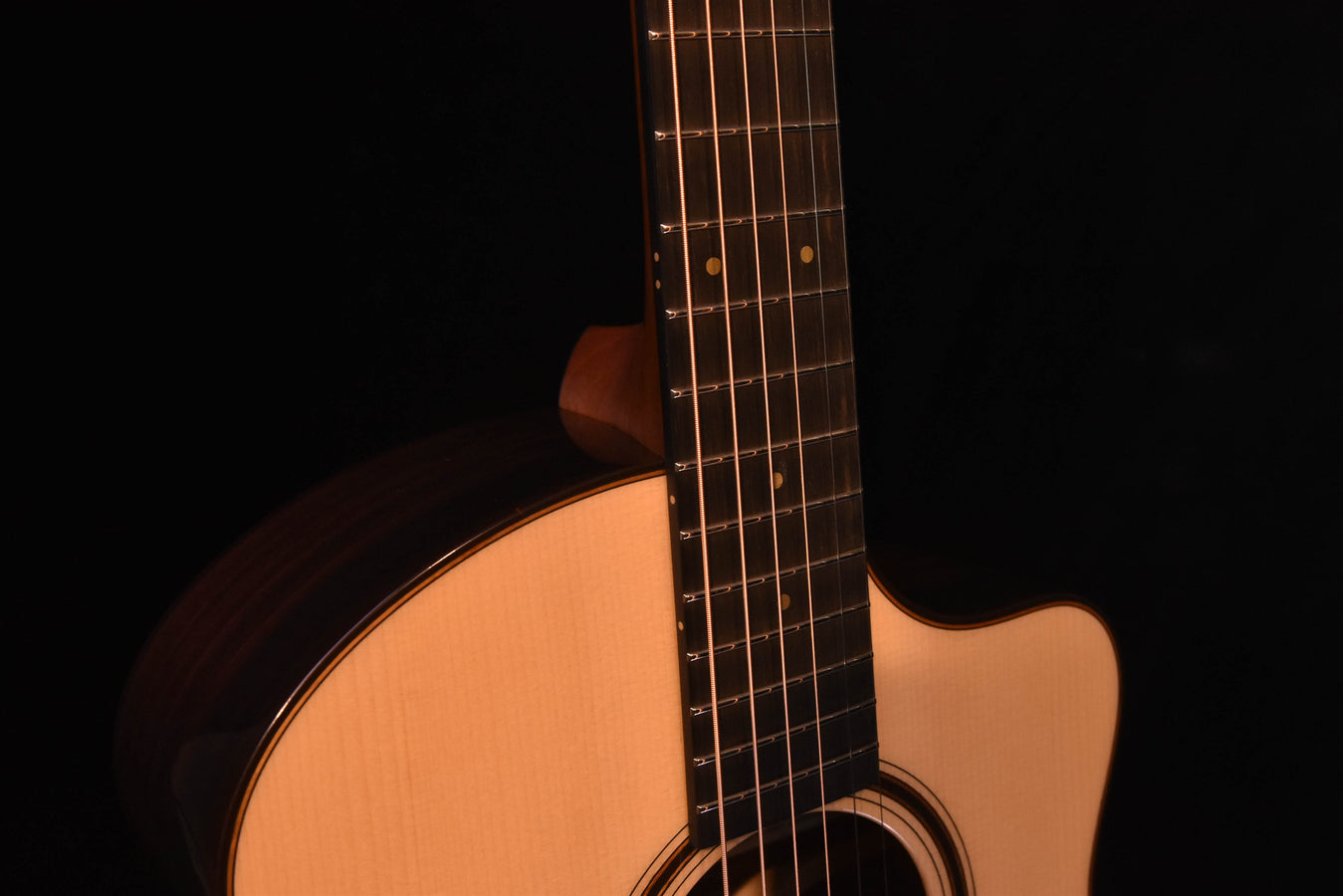 Bedell Limited Edition Orchestra Model Cutaway Acoustic Guitar-Adirondack and Figured Rosewood