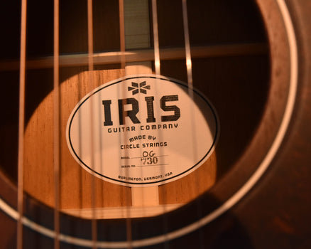 iris og all mahogany acoustic guitar