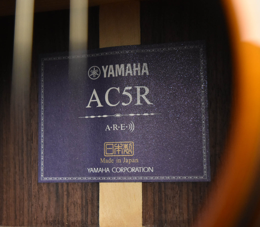 Yamaha AC5R Vintage Natural Acoustic Guitar