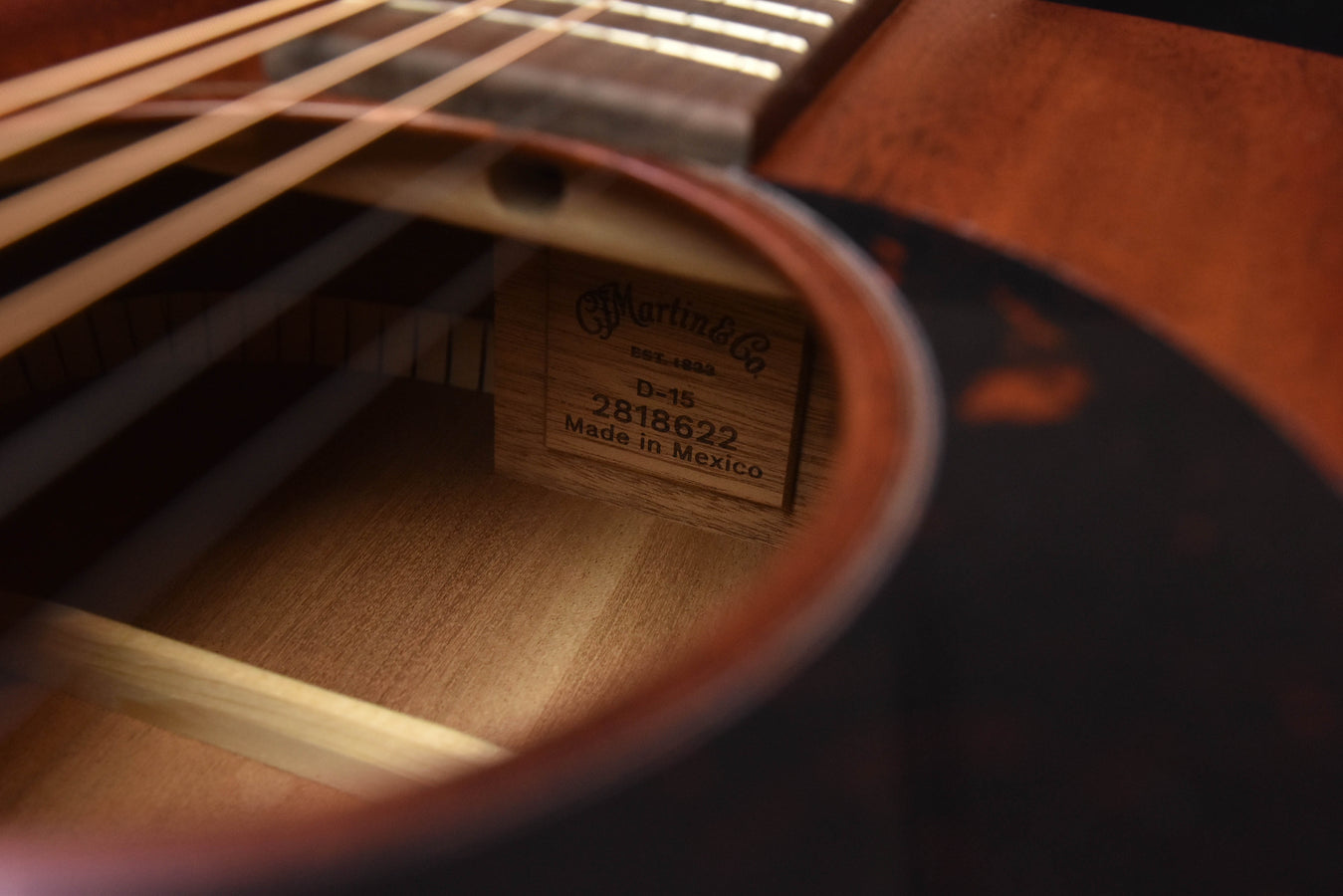 Martin D-15E Satin Dreadnought Acoustic/Electric Guitar.
