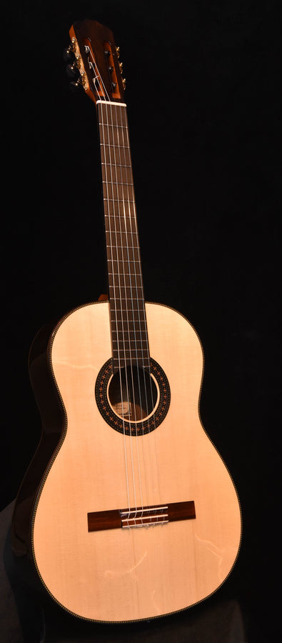 Guitarras Romero Flamenco negra Nylon String Guitar