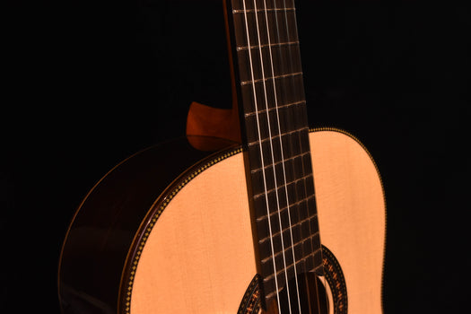 guitarras romero flamenco negra nylon string guitar