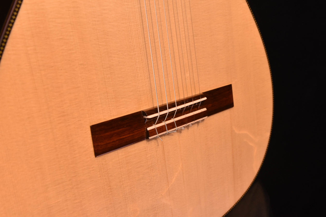 Guitarras Romero Flamenco negra Nylon String Guitar