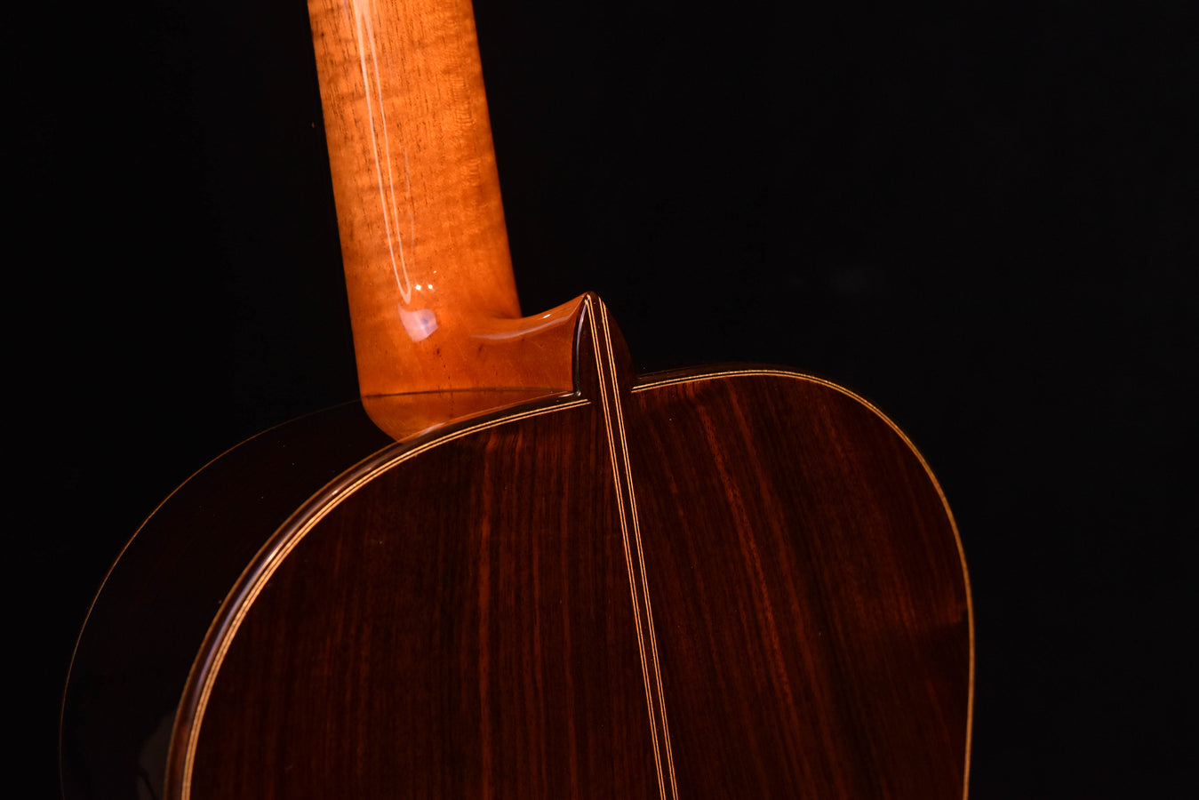 Guitarras Romero Flamenco negra Nylon String Guitar