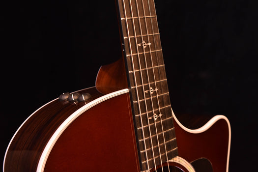taylor 414 ce-r sunburst acoustic electric guitar with cutaway