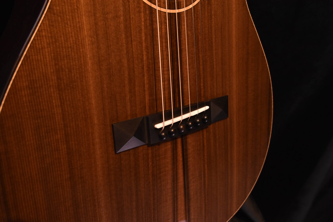 Bedell Fireside Parlor Ocean Sinker redwood and Milagro Brazilian Rosewood Acoustic Guitar