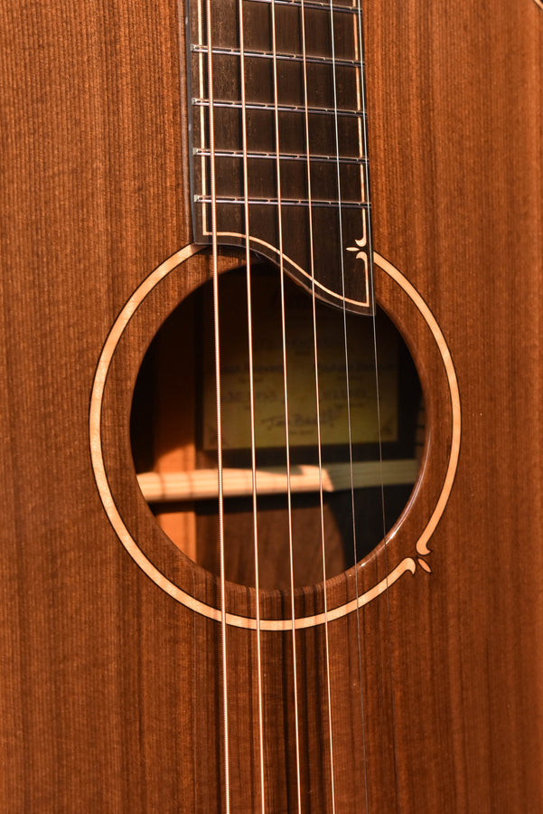 Bedell Fireside Parlor Ocean Sinker redwood and Milagro Brazilian Rosewood Acoustic Guitar