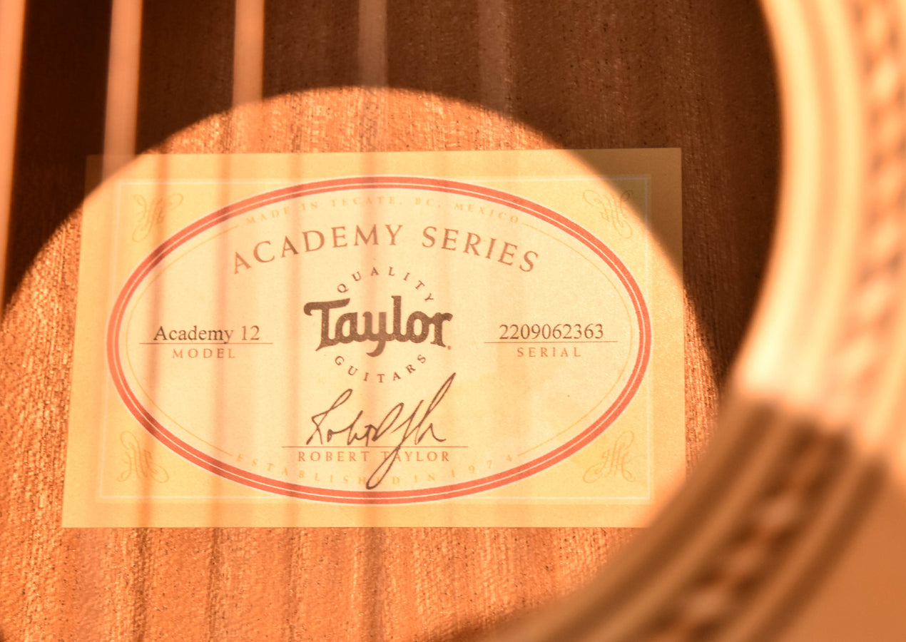 Taylor Academy 12 Acoustic Guitar
