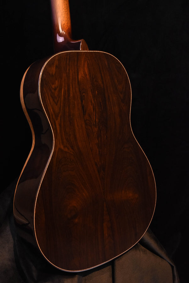 Bedell Fireside Parlor Ocean Sinker redwood and Milagro Brazilian Rosewood Acoustic Guitar