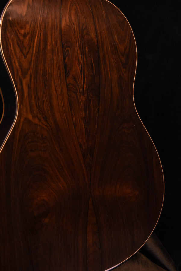 Bedell Fireside Parlor Ocean Sinker redwood and Milagro Brazilian Rosewood Acoustic Guitar