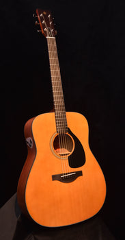 yamaha fgx3 "red label" dreadnought acoustic guitar with electronics