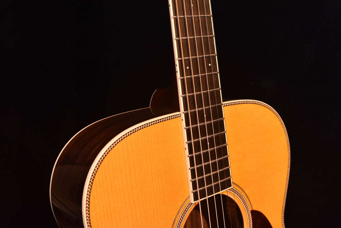 Santa Cruz Custom OM Model Short Scale Acoustic Guitar- Hot Hide Glue Construction