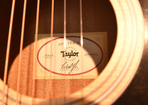 taylor 112ce-s acoustic guitar