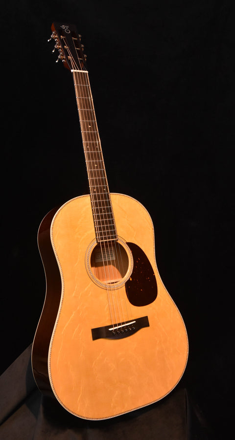 Santa Cruz Custom D 12 Fret Bear Claw Sitka Spruce  Top Hot Hide Glue Acoustic Guitar