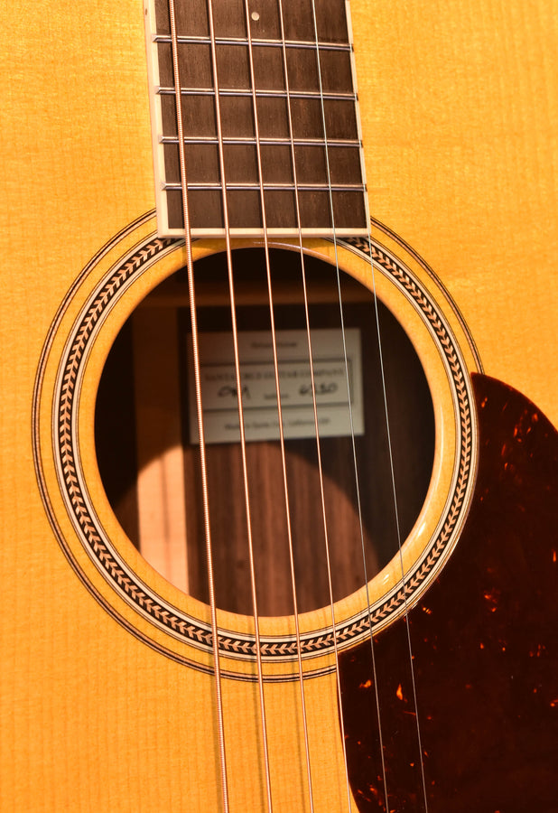 Santa Cruz Custom OM Model Short Scale Acoustic Guitar- Hot Hide Glue Construction