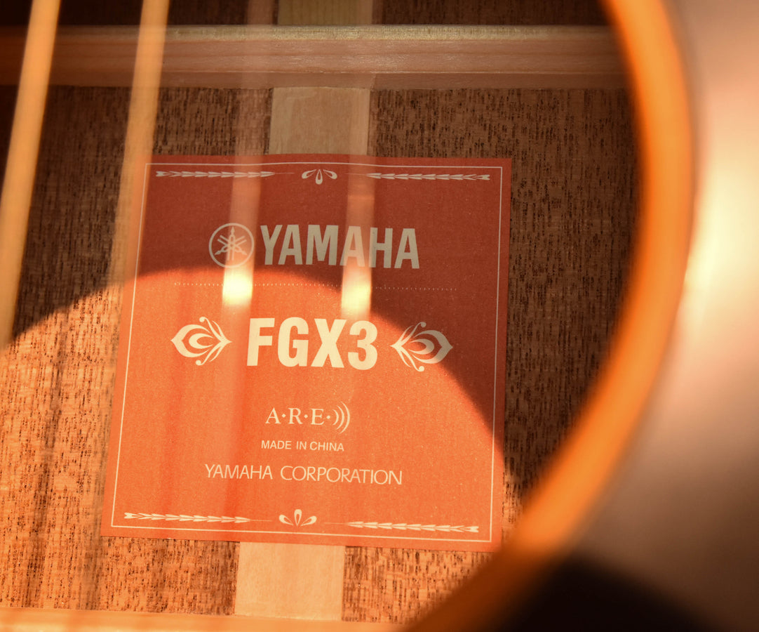 Yamaha FGX3 "Red Label" Dreadnought Acoustic Guitar with Electronics