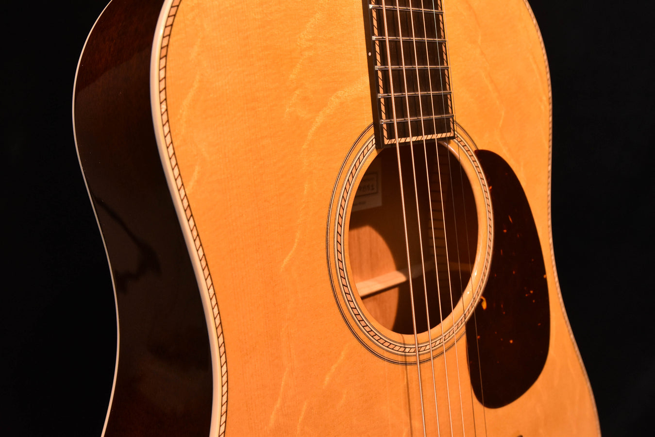 Santa Cruz Custom D 12 Fret Bear Claw Sitka Spruce  Top Hot Hide Glue Acoustic Guitar