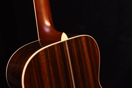 santa cruz custom om model short scale acoustic guitar- hot hide glue construction