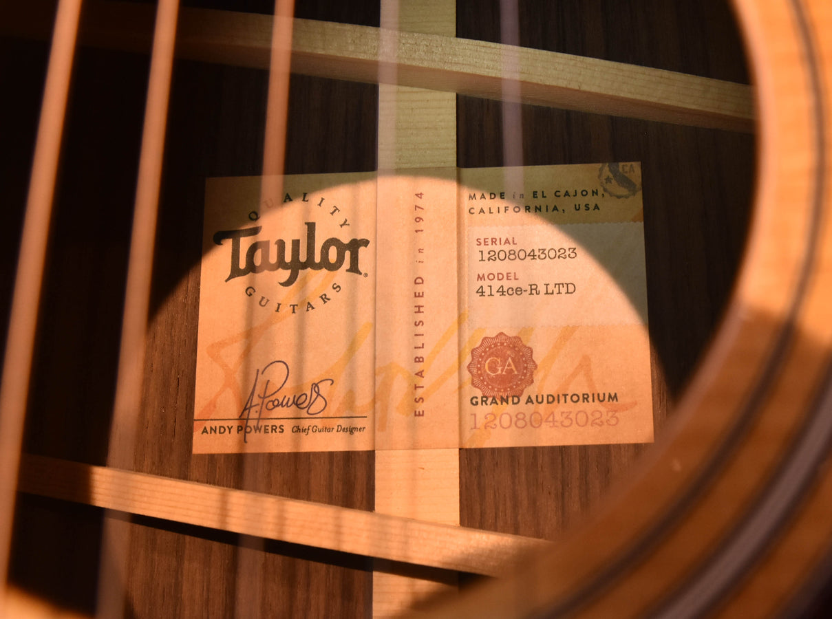Taylor 414CE-R LTD Vine Inlay Limited Edition Acoustic Guitar