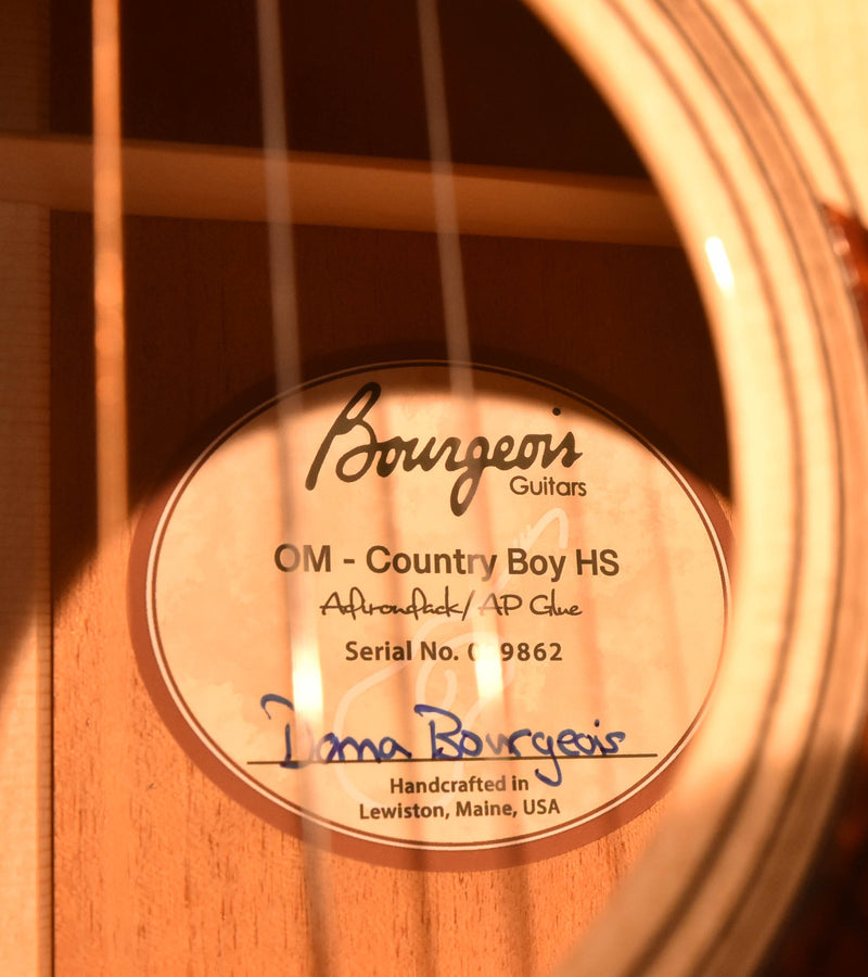 Bourgeois Heirloom Series Country Boy OM Acoustic Guitar