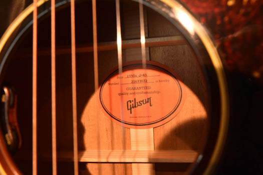Gibson 50's J-45 Original Vintage Sunburst Finish Acoustic Guitar