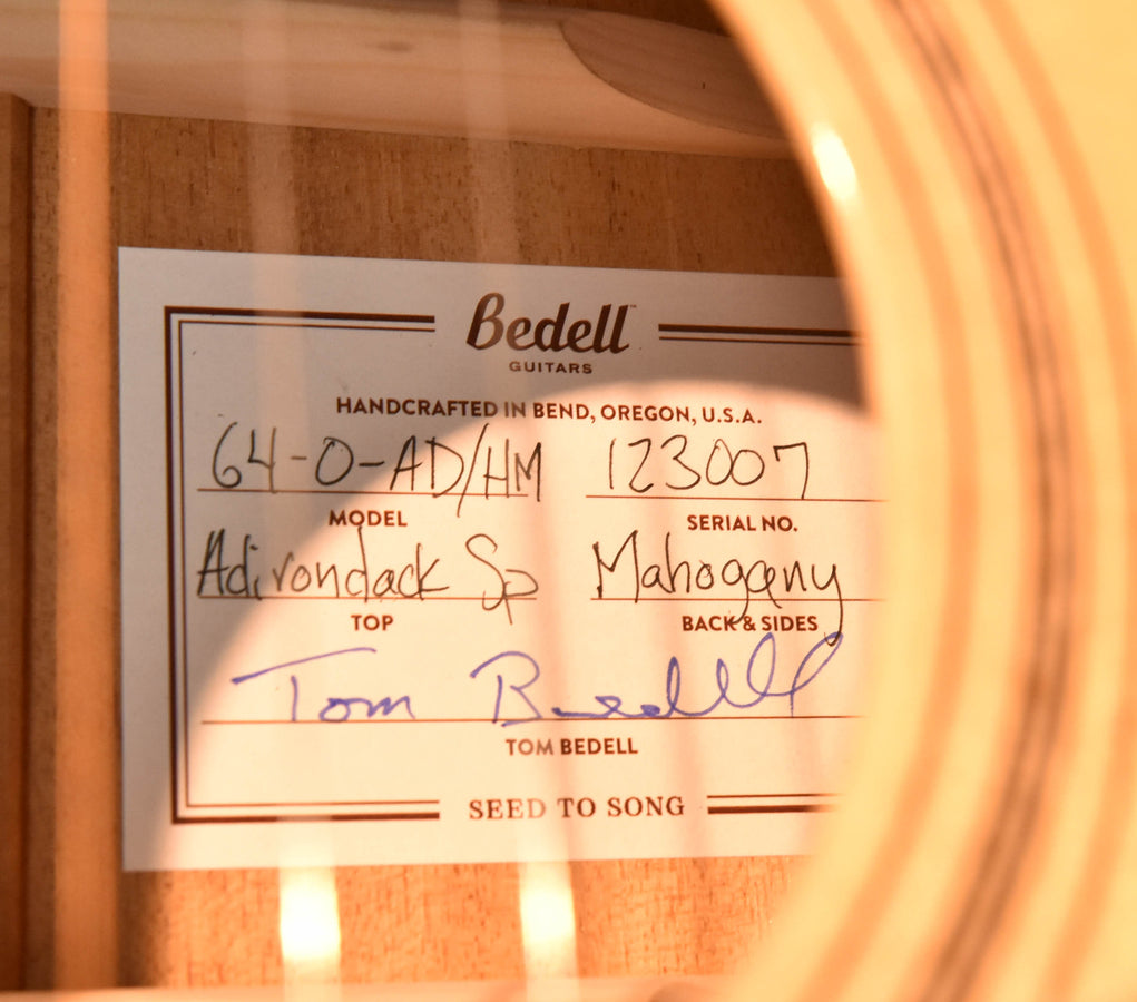 Bedell 1964 Special Edition Orchestra Model Acoustic Guitar