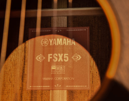 yamaha fsx5 acoustic/electric guitar