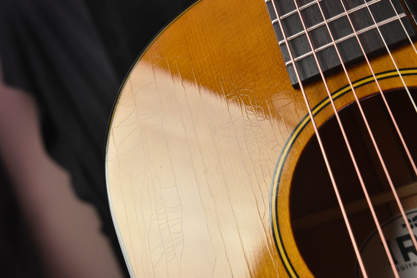 Iris DF Natural Relic Finish Acoustic Guitar