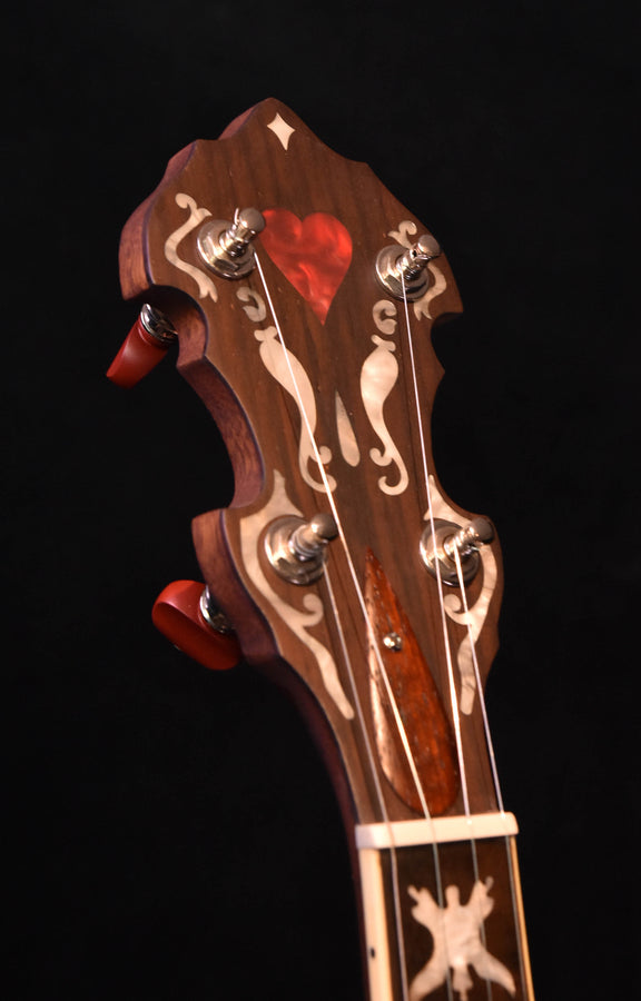Gold Tone OB-Bela signature bluegrass heart banjo, carved headstock and tuning hardware