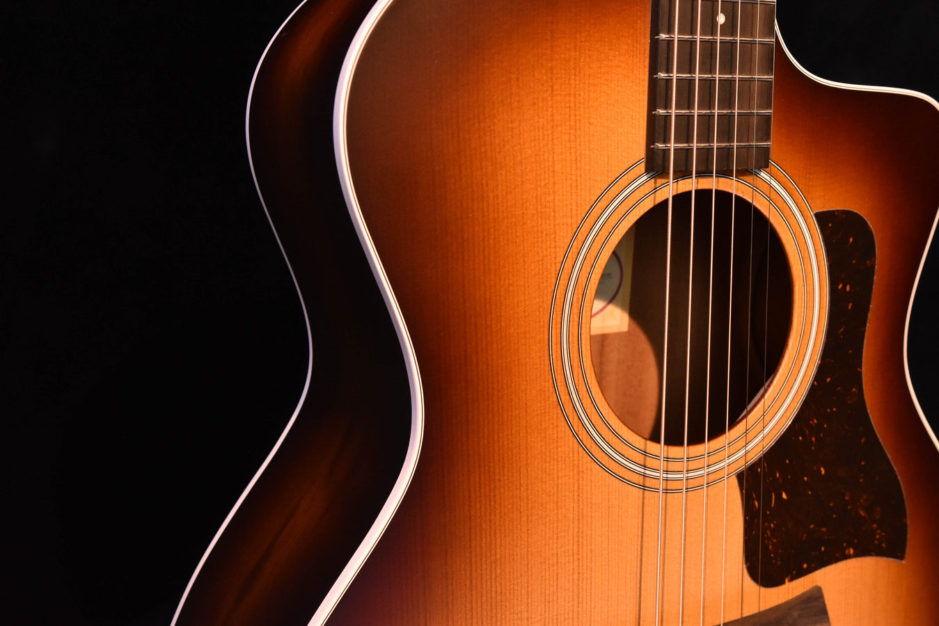 Taylor 214CE-K SB  Sunburst- Full body Edge Burst