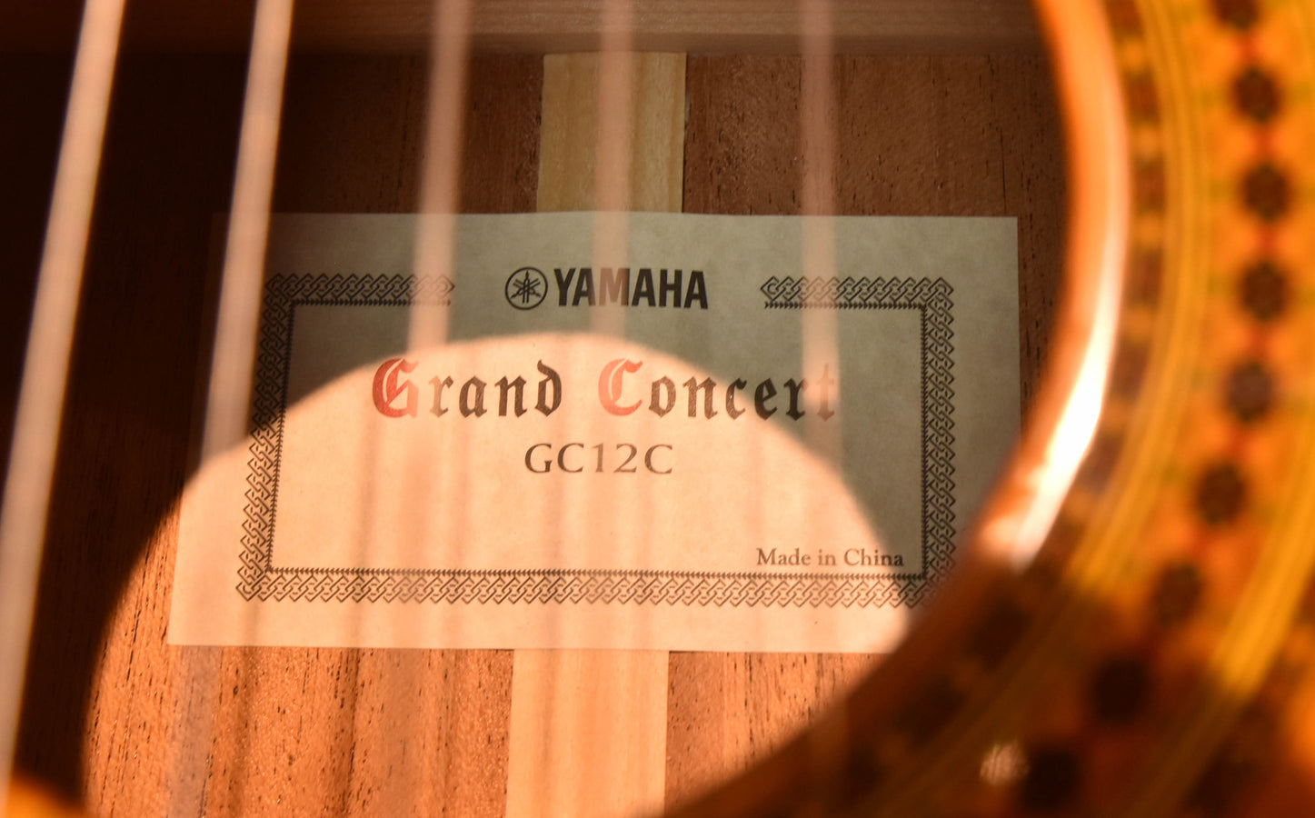 Yamaha GC12C Classical Guitar