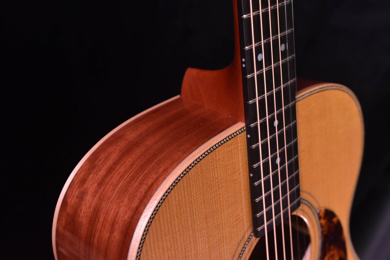 Boucher Studio Goose SG-21-V OM Orchestra Model Sitka Spruce and Bubinga Vintage Pack Acoustic Guitar