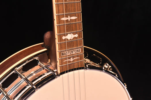 gold tone ob-150 "orange blossom" five string banjo and case