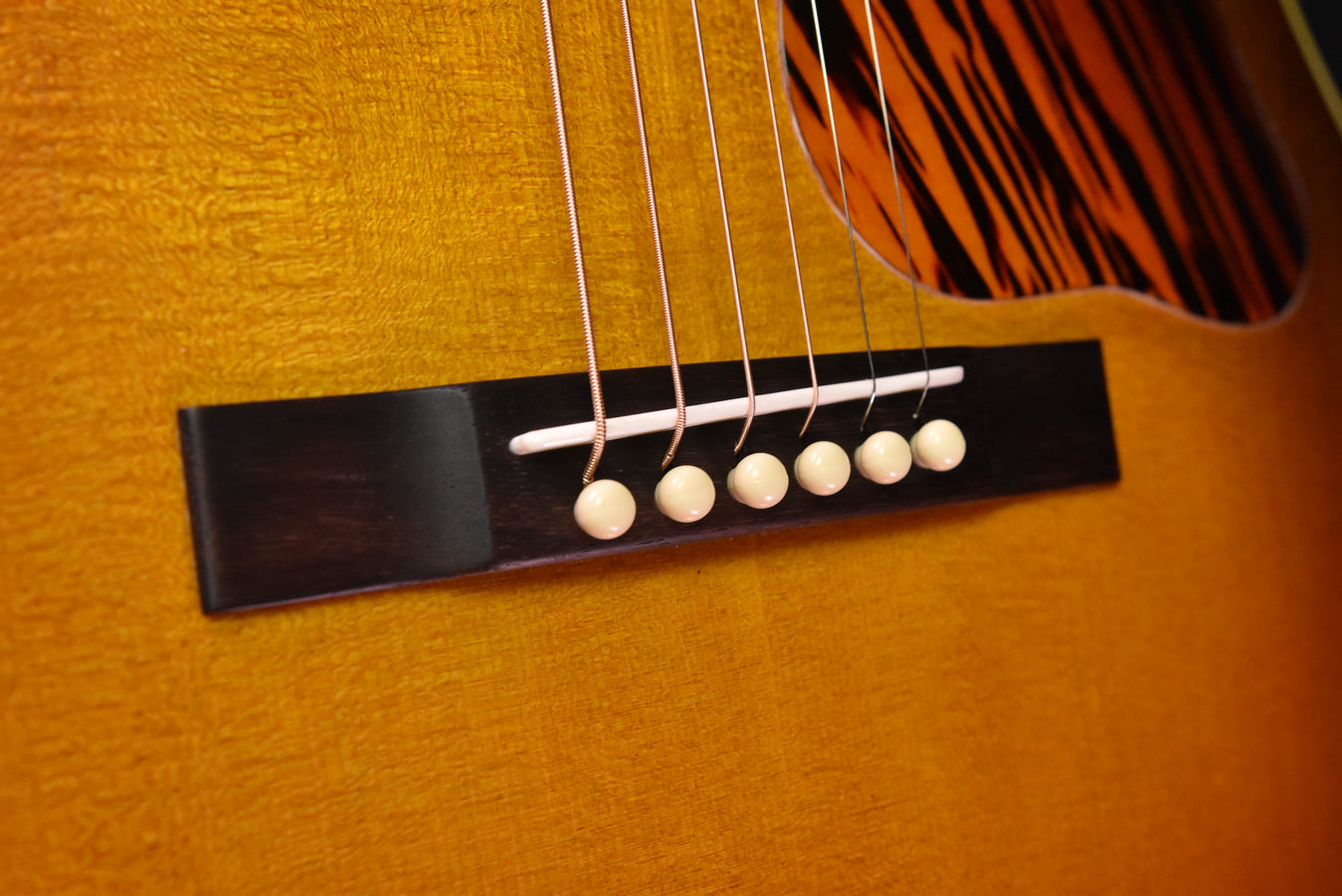 Iris DF Burst with Ivoroid Binding- Distressed (Aged) Finish- Sunburst Acoustic Guitar