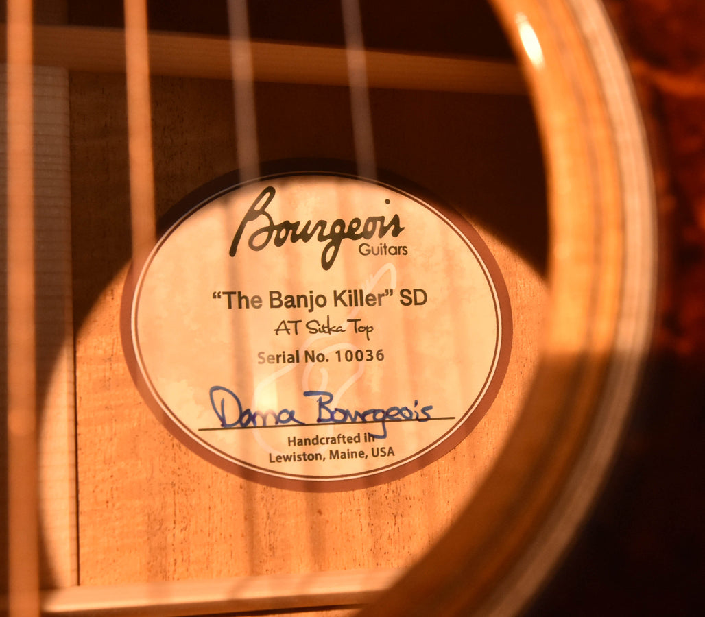 Bourgeois Banjo Killer Sloped Shoulder  Dreadnought Guitar