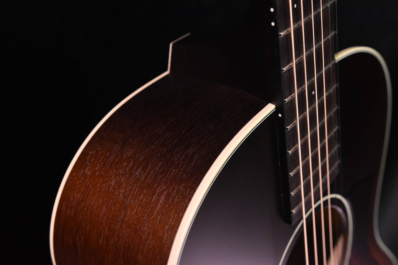 Iris MS-00 Burst w/ Ivoroid Binding Acoustic Guitar