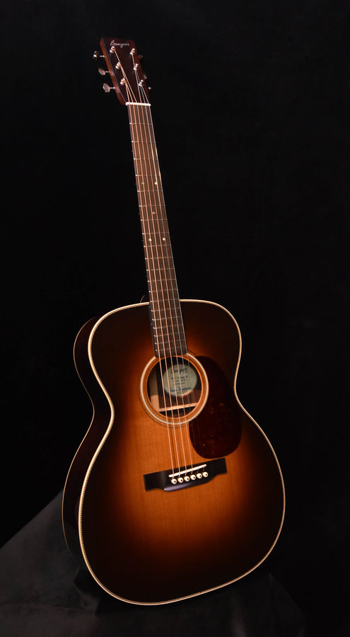 Bourgeois heirloom Series Vintage 000 Sunburst Acoustic Guitar Hide Glue/AT Top