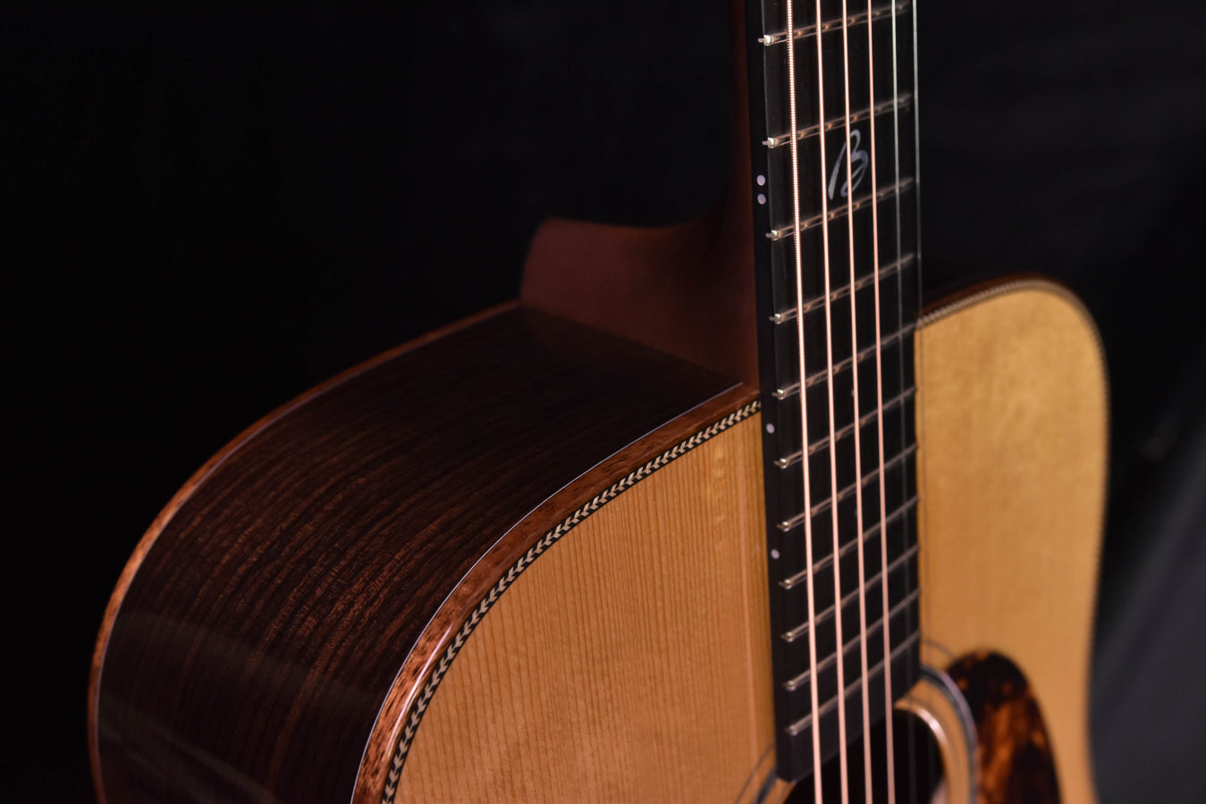 Boucher Bluegrass Goose Dreadnought BG-52-GM Adirondack Spruce and Indian Rosewood Acoustic Guitar