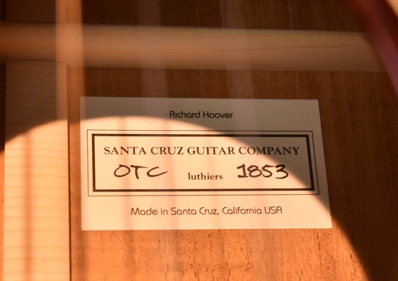 Santa Cruz Otis Taylor Chicago Model Acoustic Guitar All Mahogany