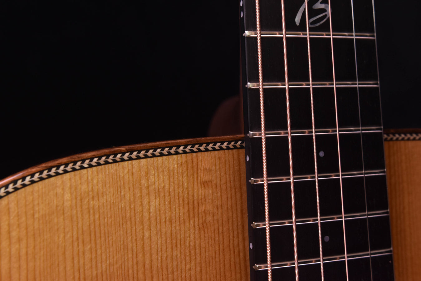 Boucher Bluegrass Goose Dreadnought BG-52-GM Adirondack Spruce and Indian Rosewood Acoustic Guitar