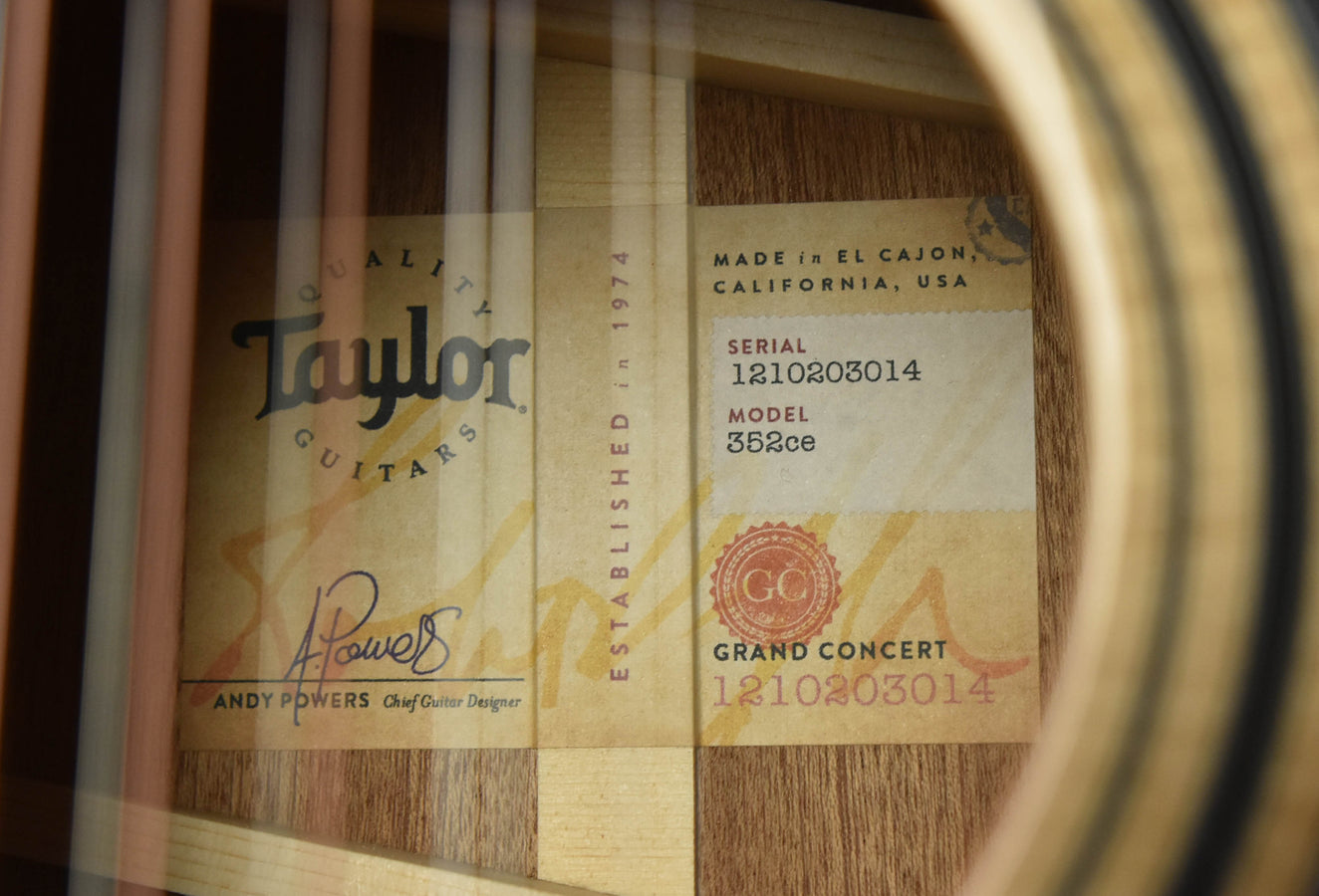 Taylor 352CE cutaway 12 String Acoustic guitar with electronics