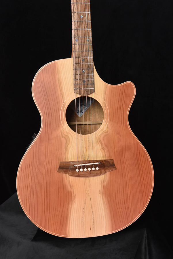 Cole Clark AN2EC Redwood Blackwood Acoustic Guitar CCAN2EC-RDBL