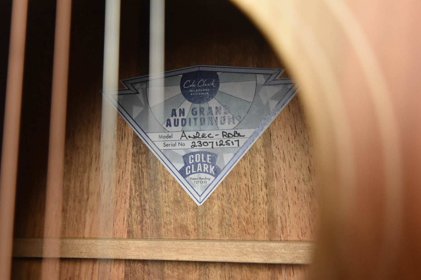 Cole Clark AN2EC Redwood Blackwood Acoustic Guitar CCAN2EC-RDBL