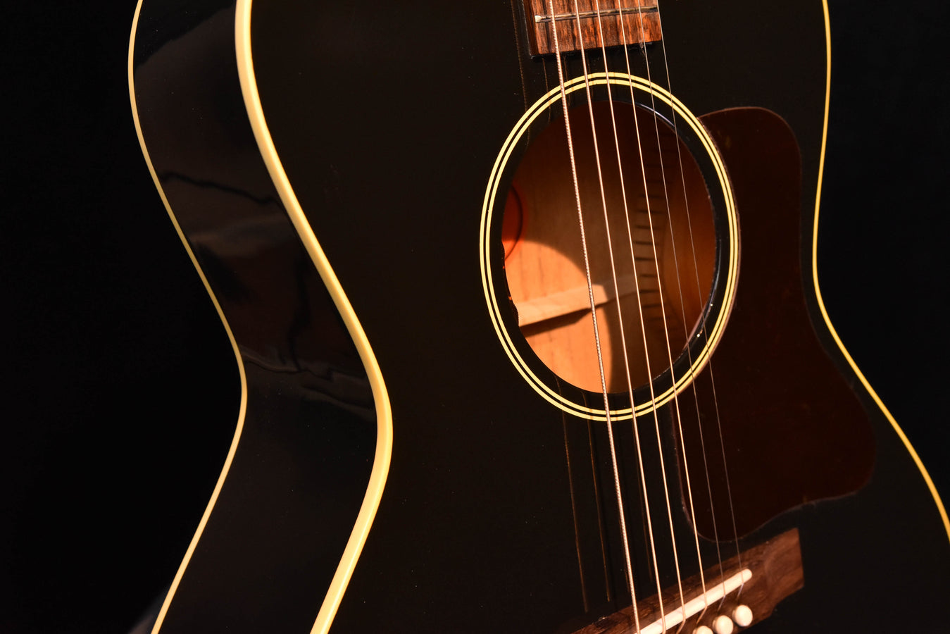 Gibson L-00 Original Ebony Finish Acoustic Guitar
