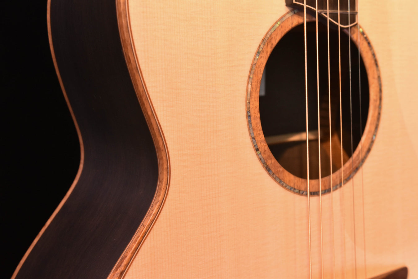 Lowden F-50 Ancient Bog Oak and Lutz Spruce Acoustic Guitar