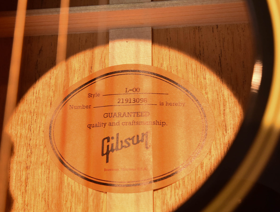 Gibson L-00 Original Ebony Finish Acoustic Guitar