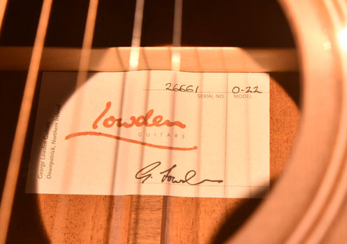 lowden o-22 original series acoustic guitar